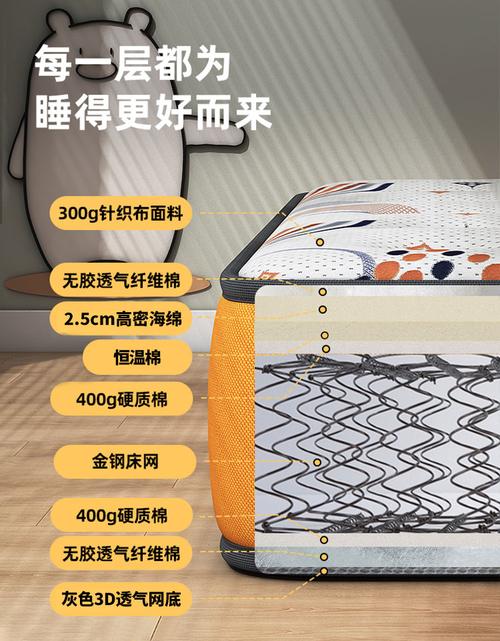 卡诗朵椰棕乳胶床垫卧室独立弹簧席梦思新款床垫广东佛山工厂家具